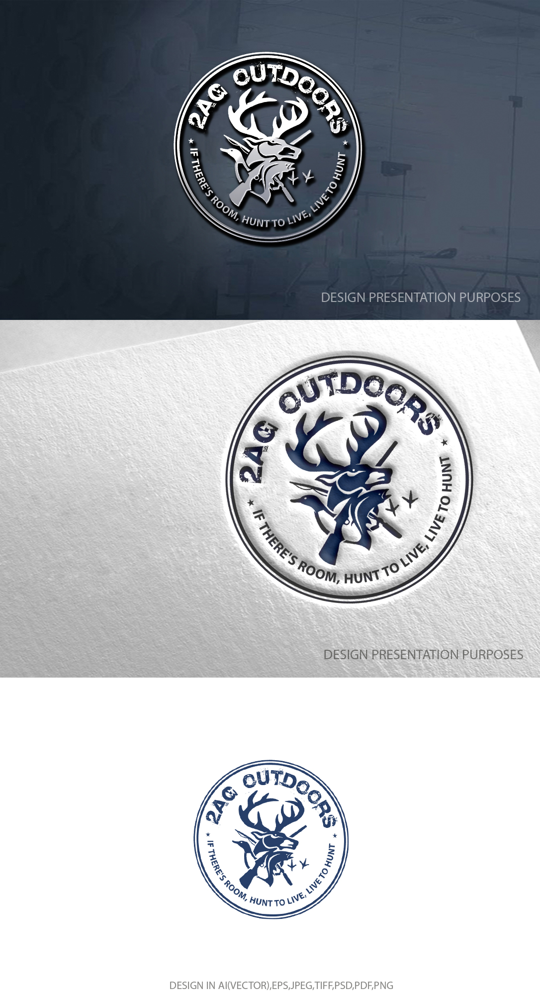 Logo Design by zebronicgraphic for 2AG Outdoors | Design #32349207
