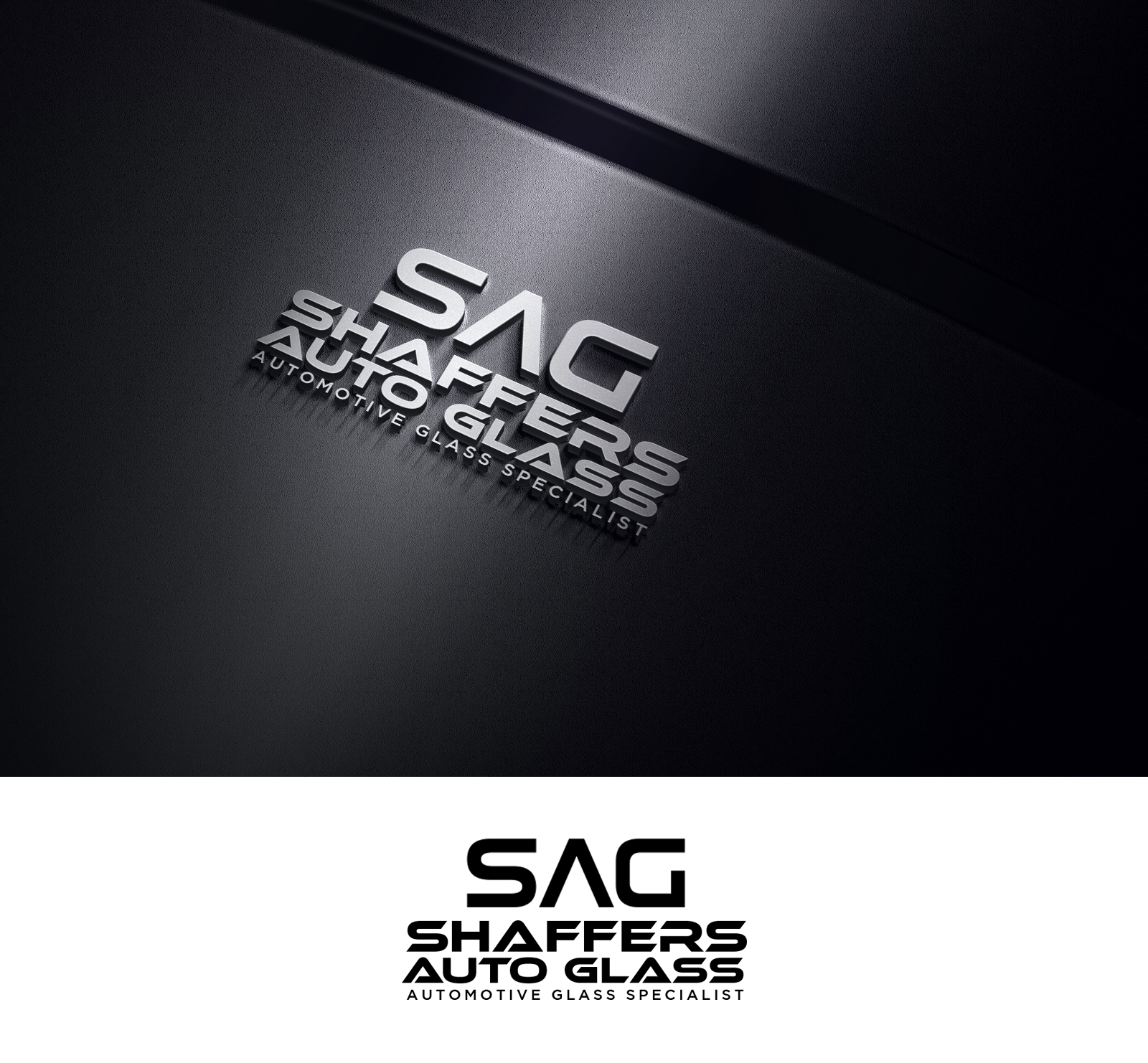 Modern, Bold Logo Design for Shaffers Auto Glass, automotive glass
