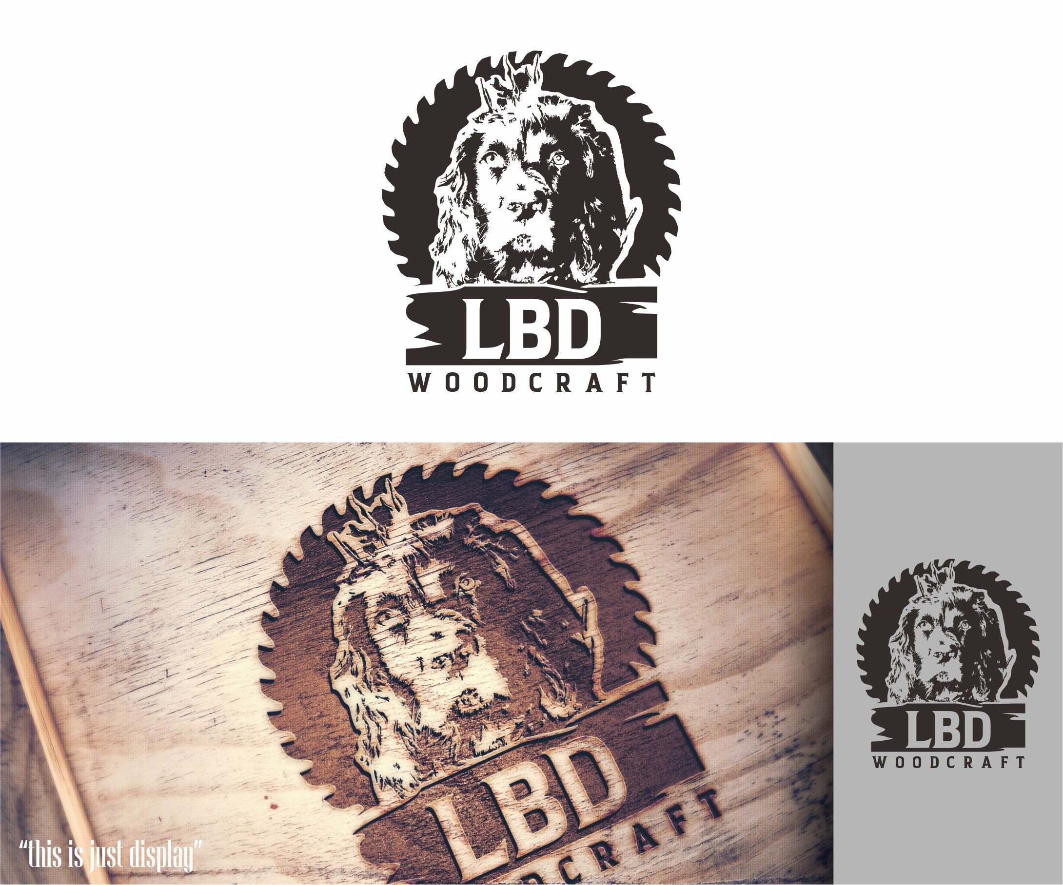 Logo Design by alkaline for LBD Woodcraft L.L.C. | Design #32347517