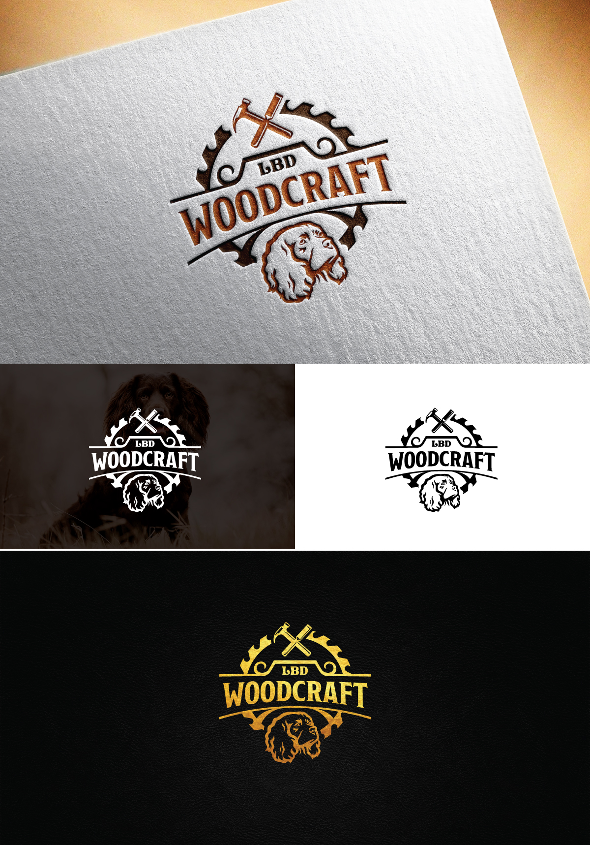 Logo Design by Logo Stock for LBD Woodcraft L.L.C. | Design #32351493