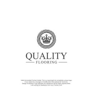 Logo Design by LogoEon for QUALITY FLOORING LLC | Design: #32358163