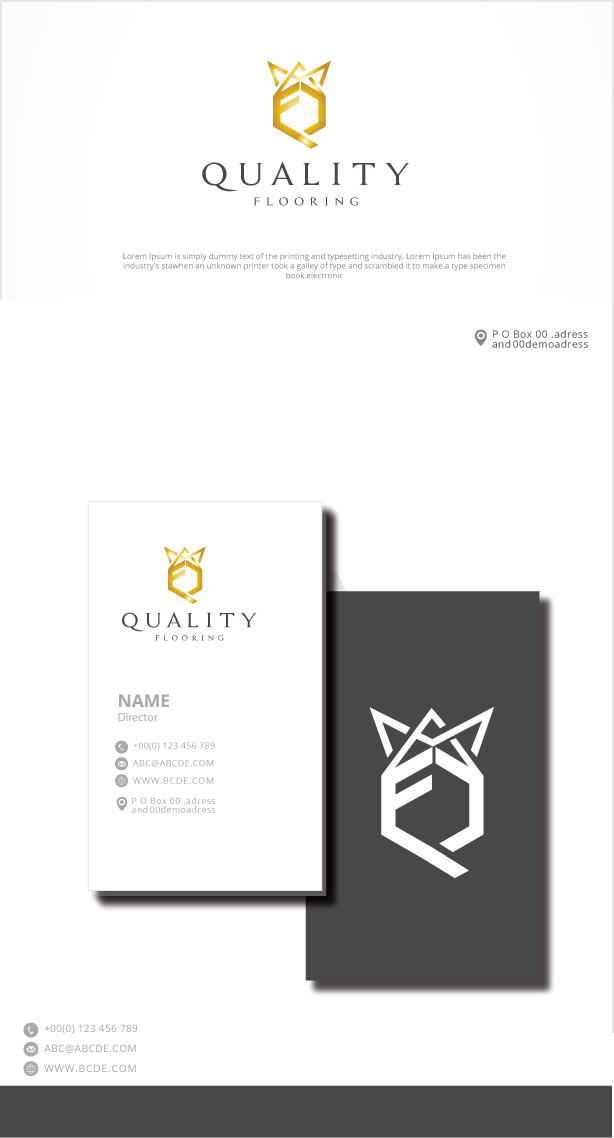 Diseño de Logo por zebronicgraphic para QUALITY FLOORING LLC | Diseño #32359049