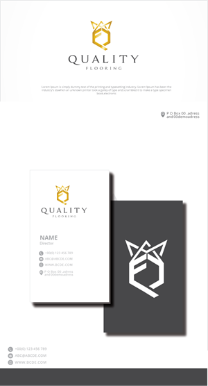 Logo Design by zebronicgraphic for QUALITY FLOORING LLC | Design: #32359049