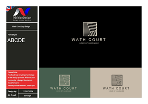 Logo-Design von nvisiondesign.co.uk für Wath Court Fabrics | Design: #32362381