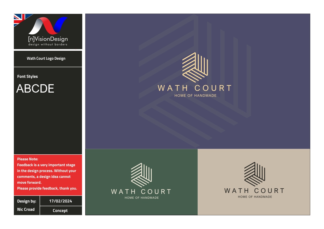 Design de Logo par nvisiondesign.co.uk pour Wath Court Fabrics | Design #32363467