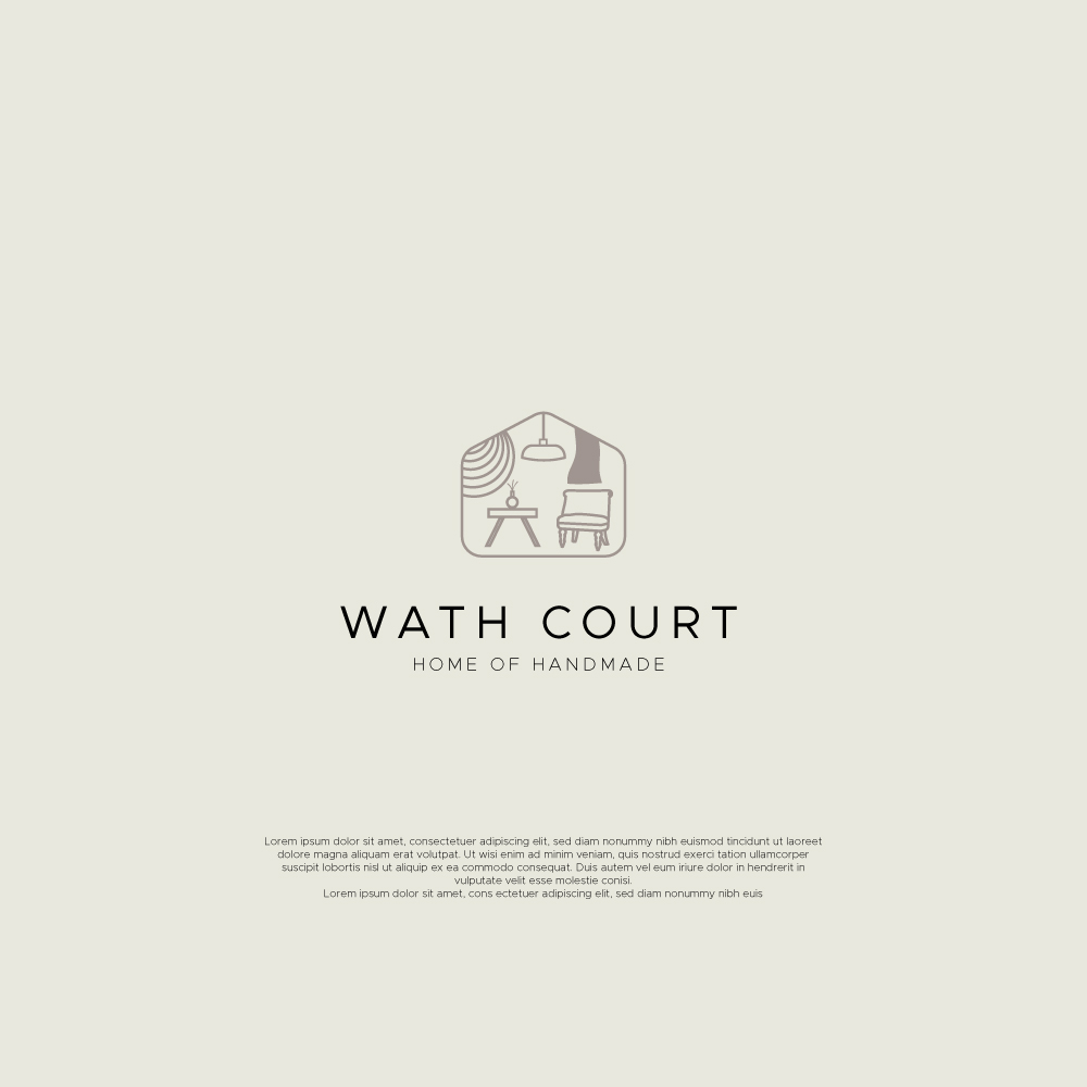 Logo Design by Adnan Bhatti for Wath Court Fabrics | Design #32400995