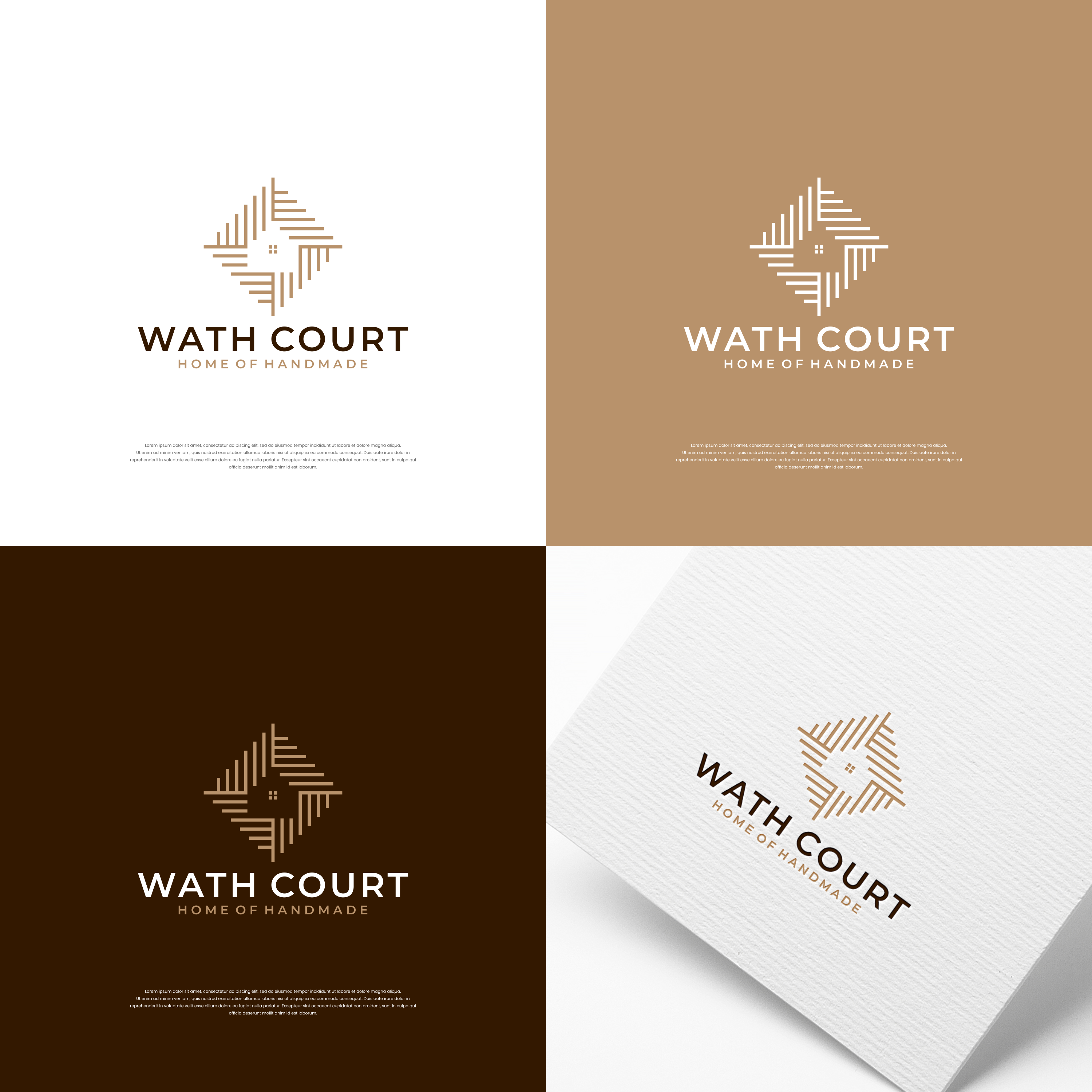 Logo Design by ge.logo for Wath Court Fabrics | Design #32360715
