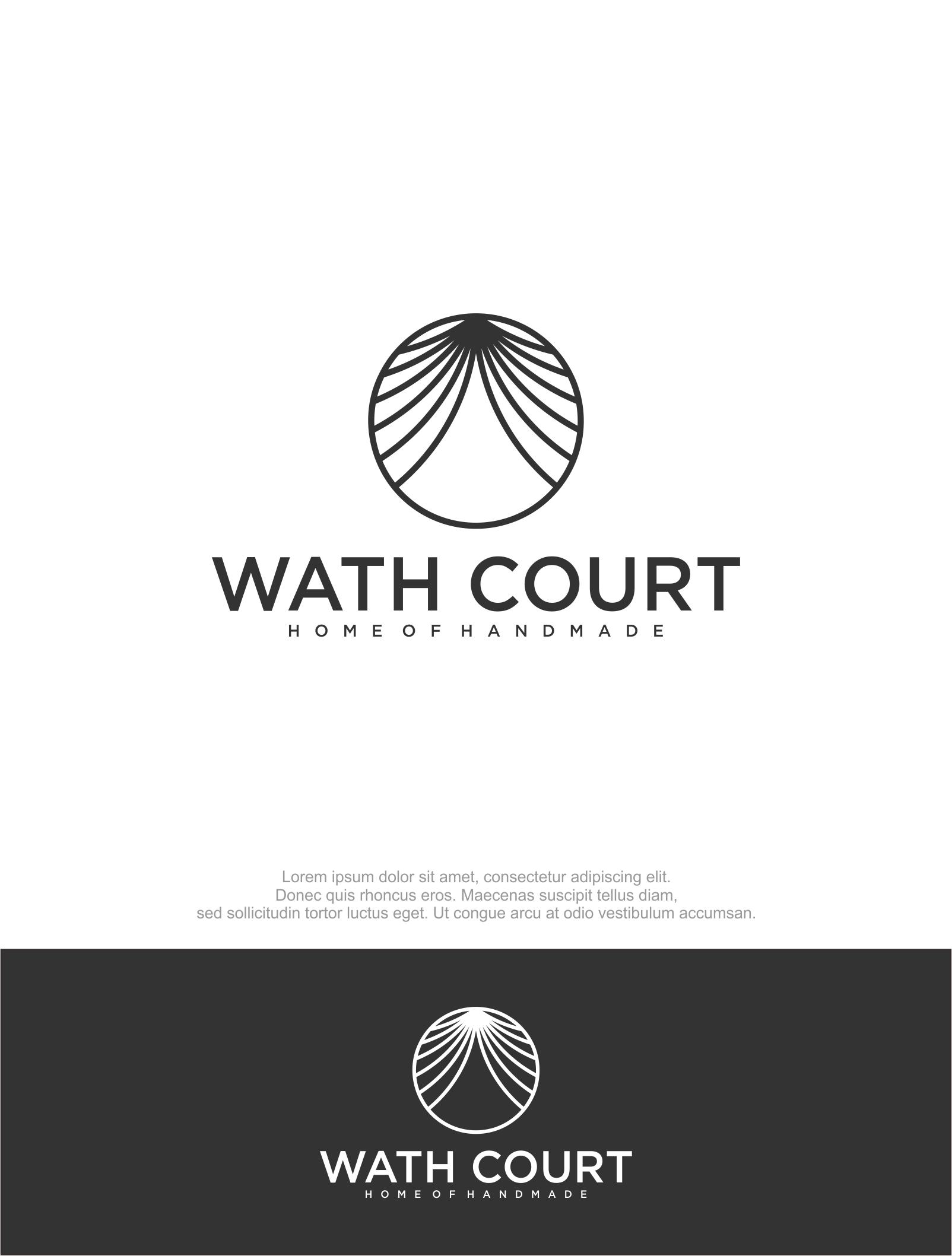 Logo Design by M.Syaiful Huda for Wath Court Fabrics | Design #32359383