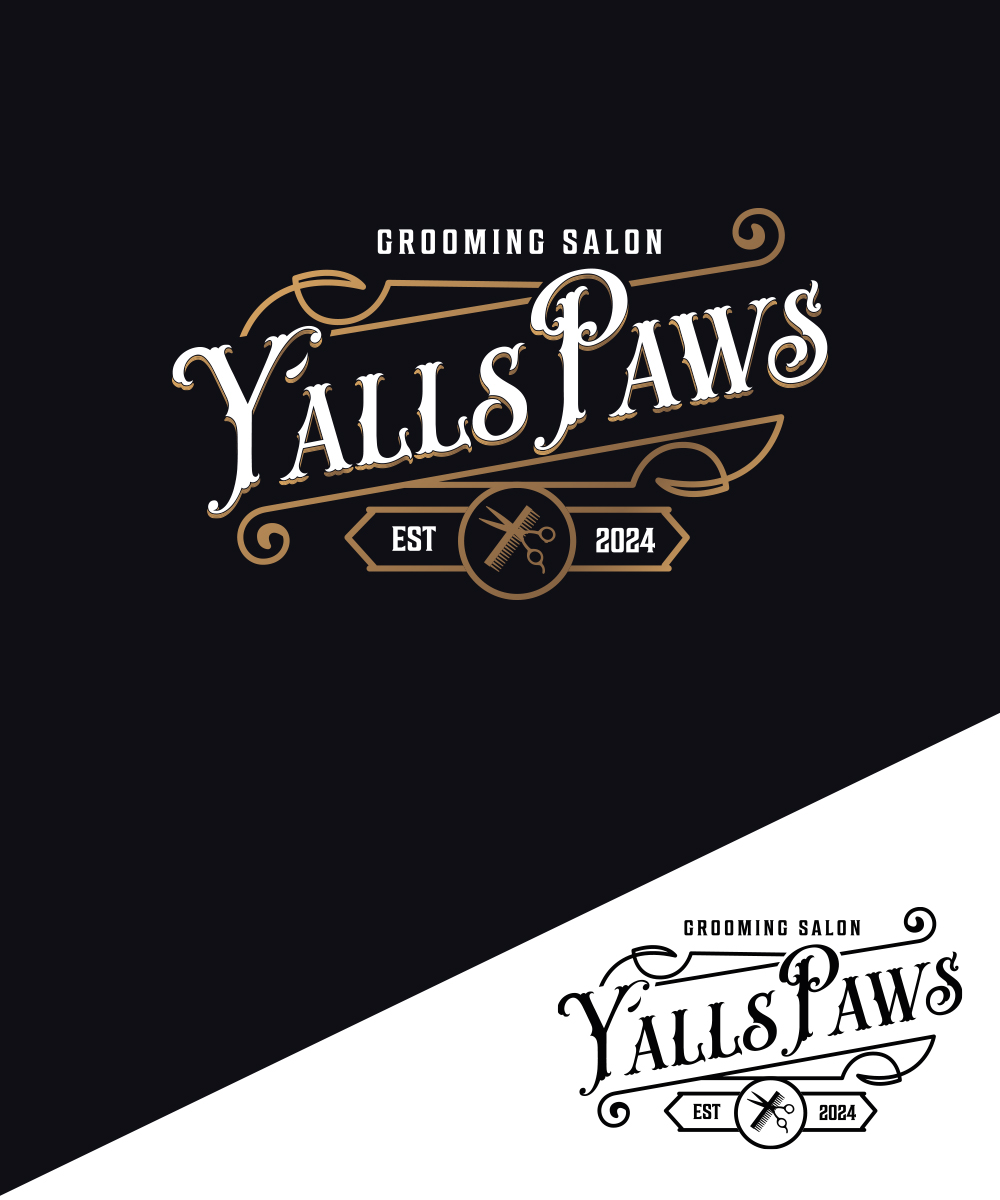 Logo-Design von StudioD™ für Y'alls Paws | Design #32377656