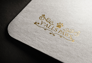 Logo-Design von LogoEon für Y'alls Paws | Design: #32359673