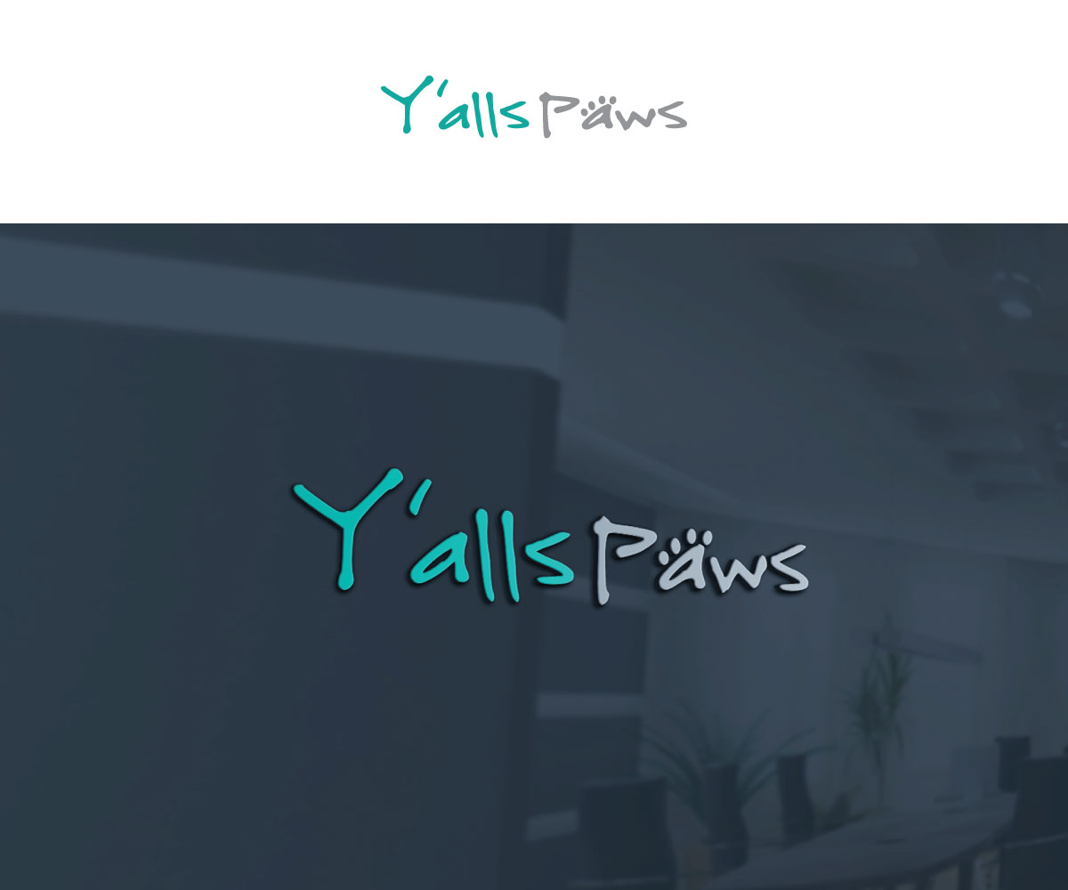 Logo Design by Luckey yaari for Y'alls Paws | Design #32361603