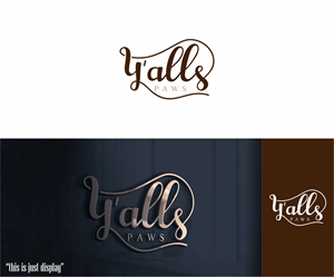 Diseño de Logo por alkaline para Y'alls Paws | Diseño: #32361391