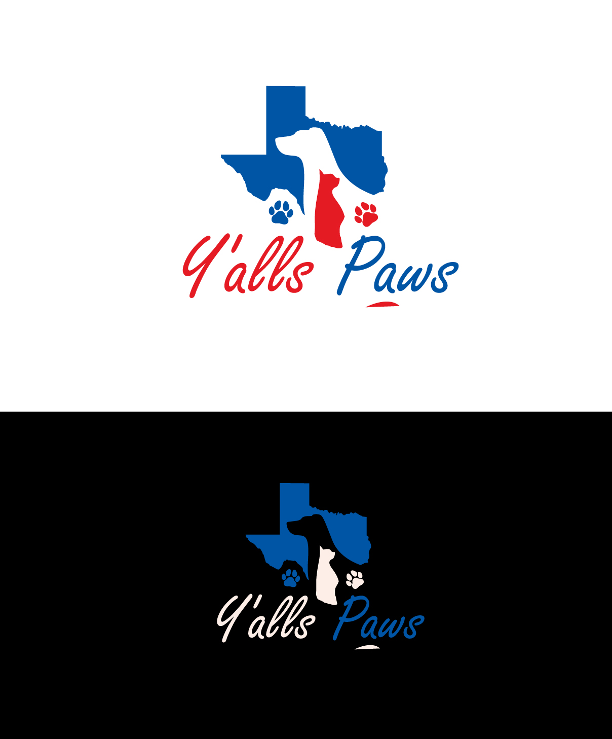 Diseño de Logo por LogoPoko para Y'alls Paws | Diseño #32360225