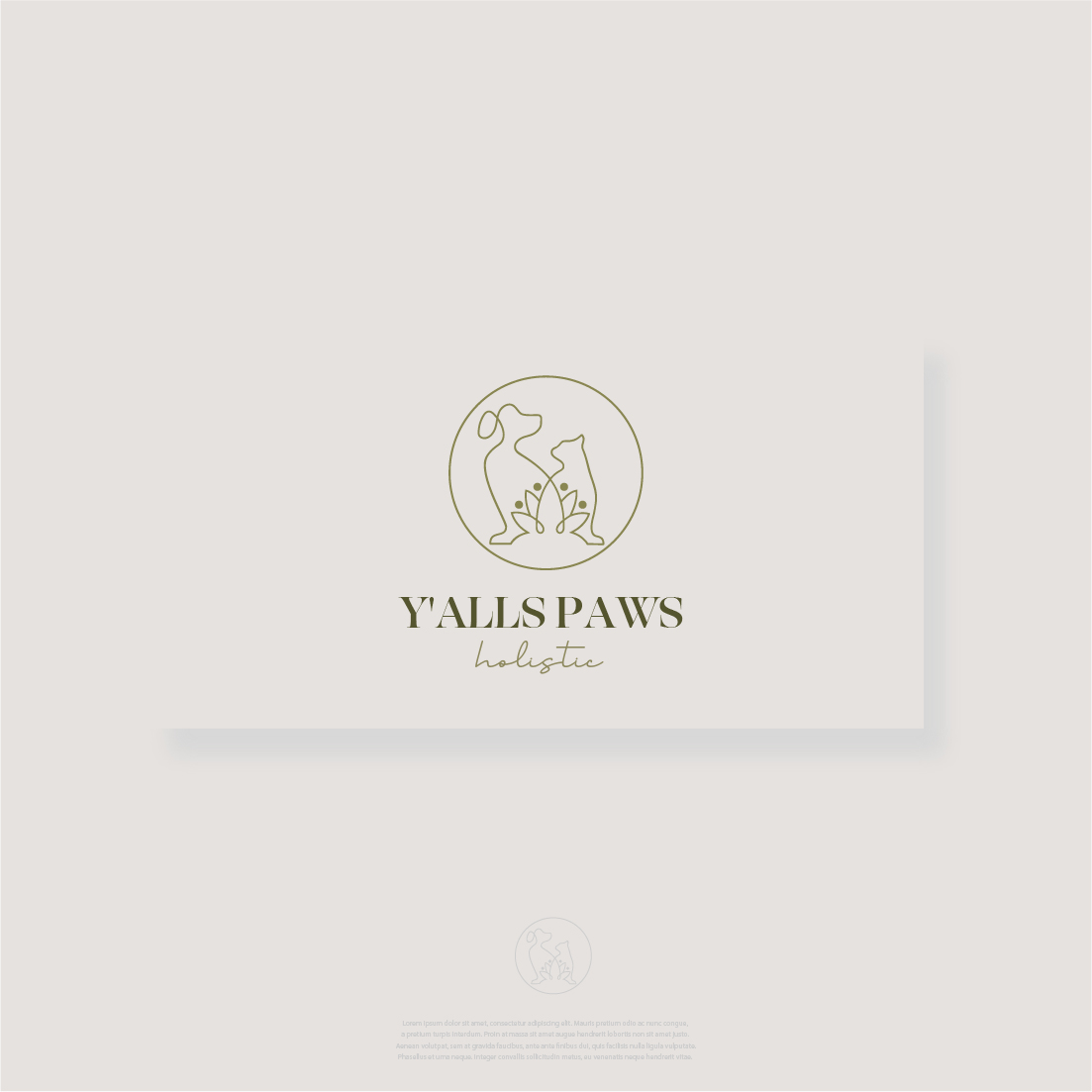 Diseño de Logo por Billyfoss para Y'alls Paws | Diseño #32375029