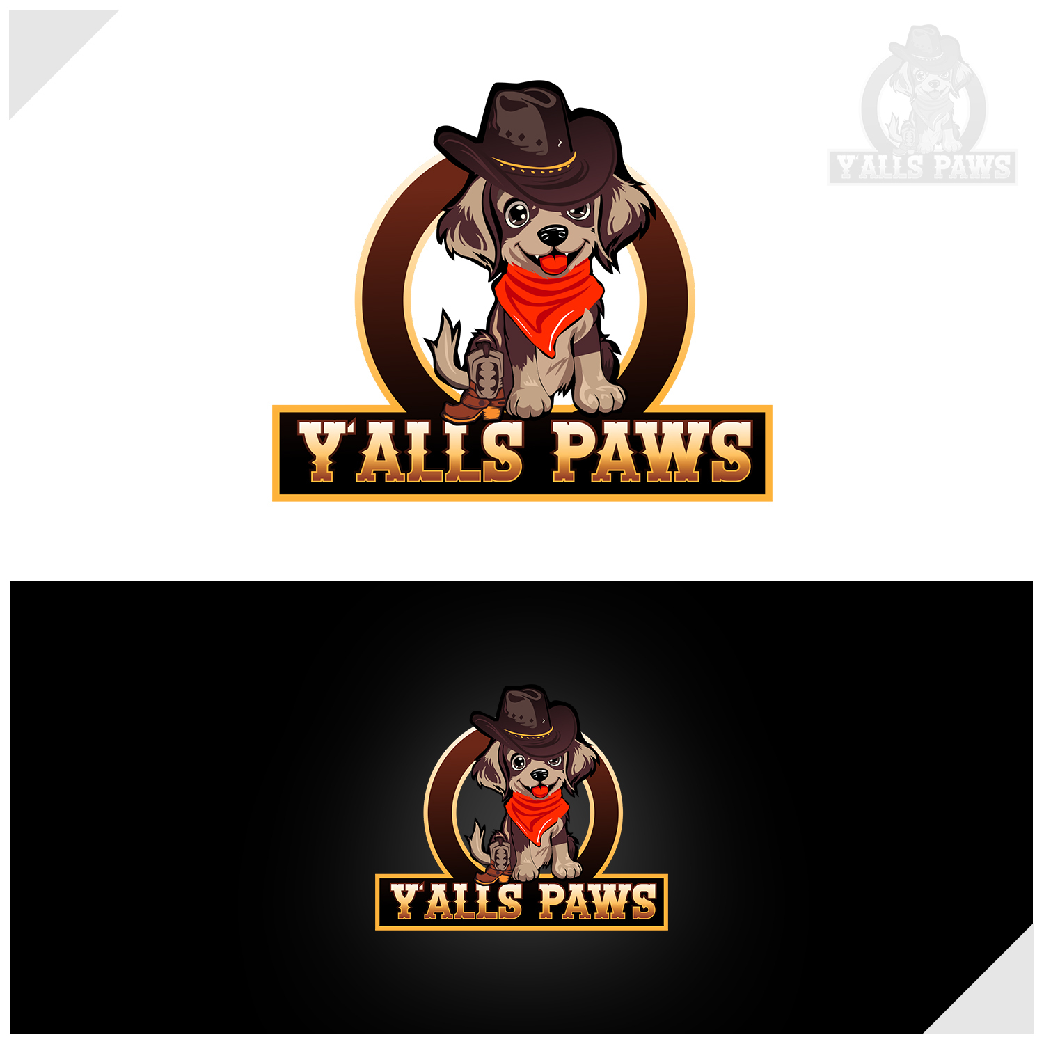 Design de Logo par IDesign1606 pour Y'alls Paws | Design #32406078