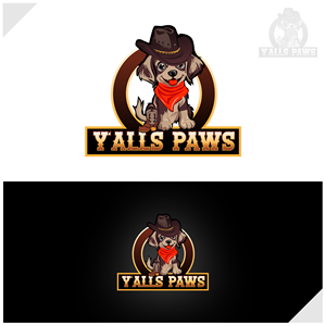 Logo Design by IDesign1606 for Y'alls Paws | Design: #32406078
