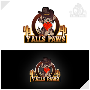 Logo Design by IDesign1606 for Y'alls Paws | Design: #32406079