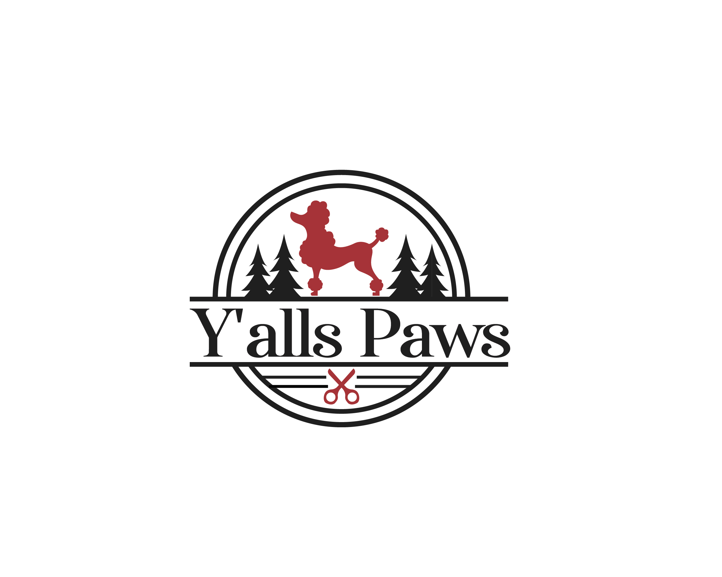 Logo Design by renderman for Y'alls Paws | Design #32360760