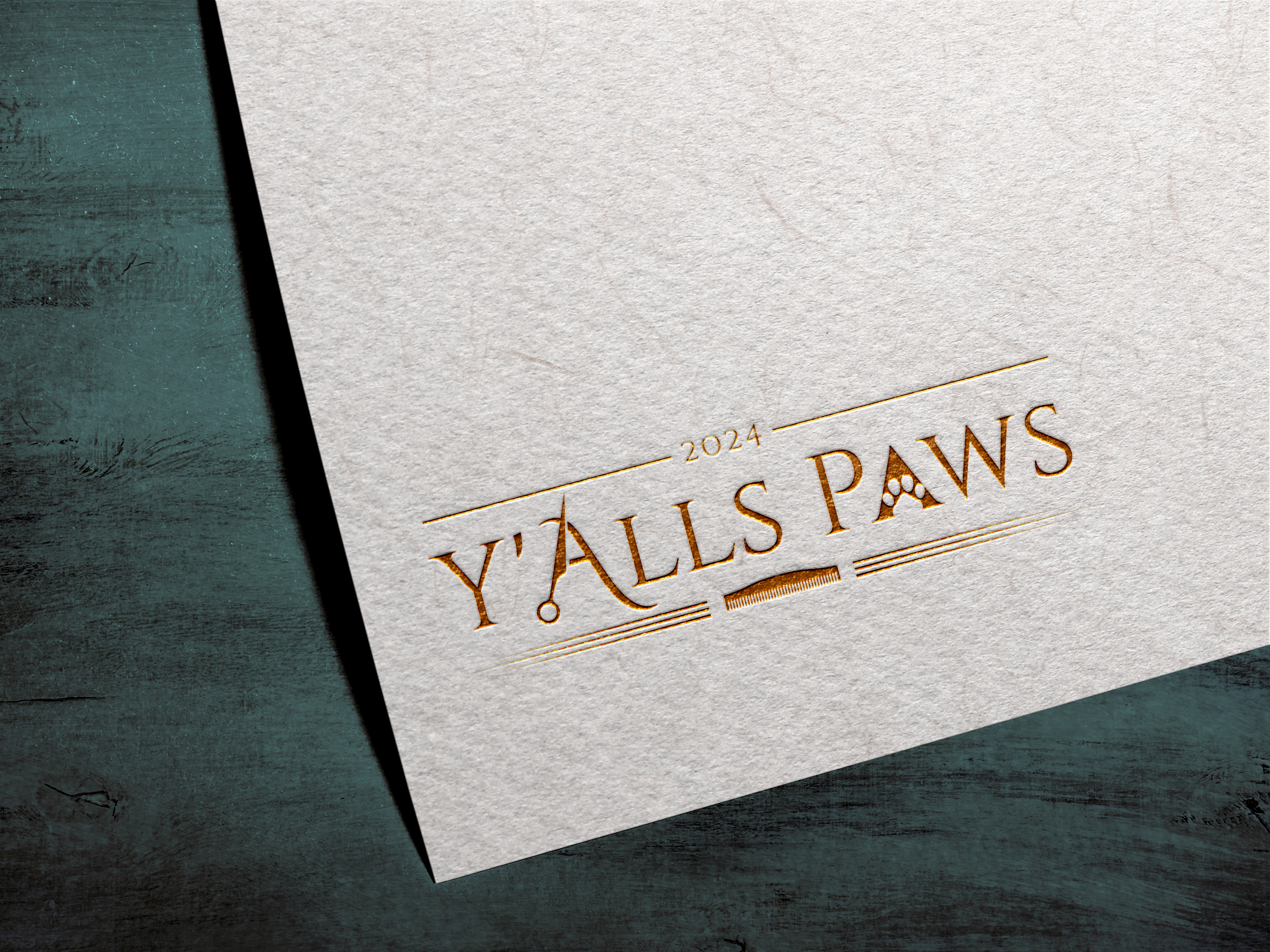 Logo Design by Innovative Graphix for Y'alls Paws | Design #32361635
