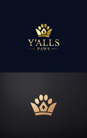 Diseño de Logo por apik. para Y'alls Paws | Diseño: #32361195