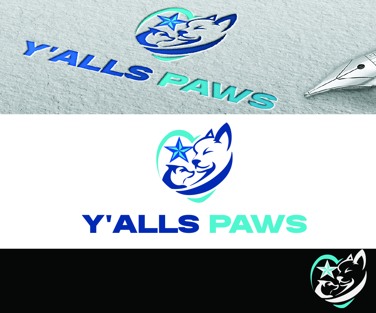 Design de Logo par S5 pour Y'alls Paws | Design #32366059