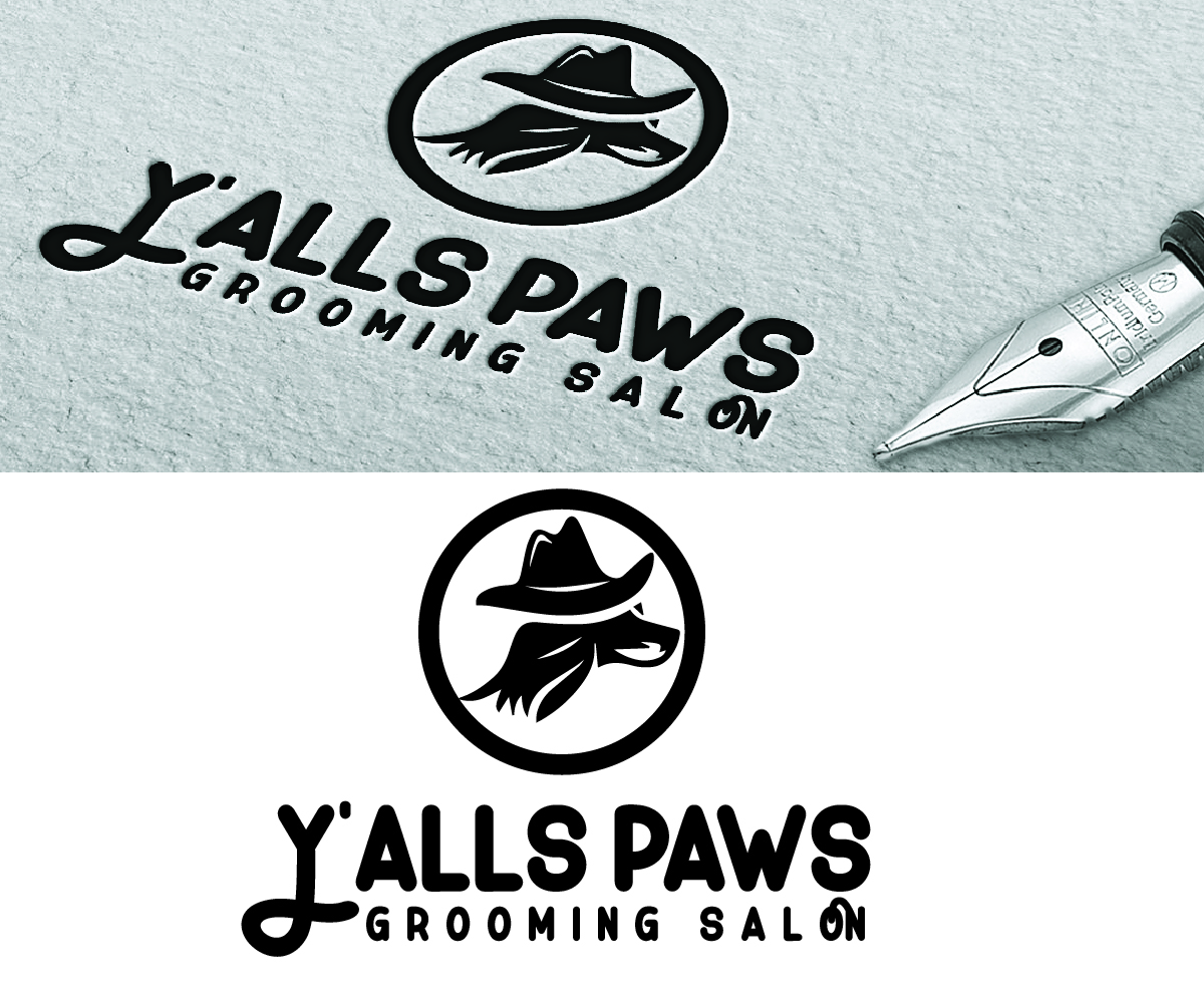 Logo Design by S5 for Y'alls Paws | Design #32371147