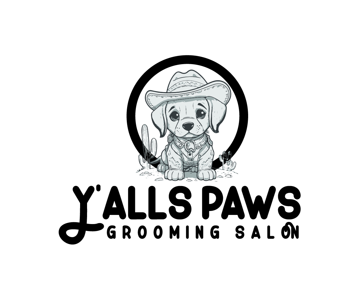 Logo Design by S5 for Y'alls Paws | Design #32371242