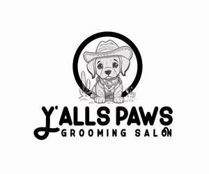Logo-Design von S5 für Y'alls Paws | Design: #32371242