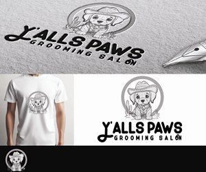 Logo-Design von S5 für Y'alls Paws | Design: #32381028