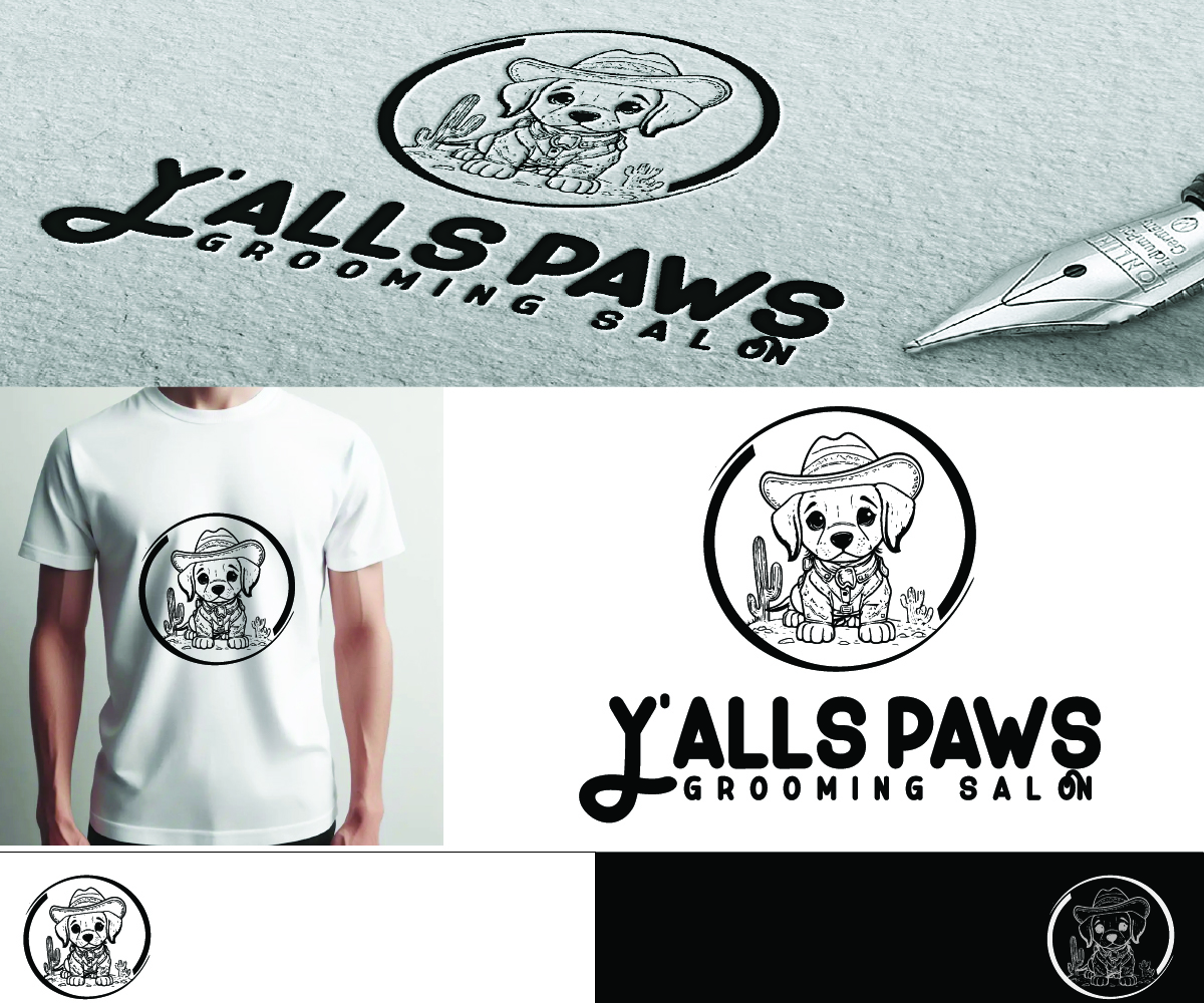 Design de Logo par S5 pour Y'alls Paws | Design #32395997