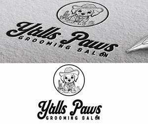 Logo-Design von S5 für Y'alls Paws | Design: #32422387