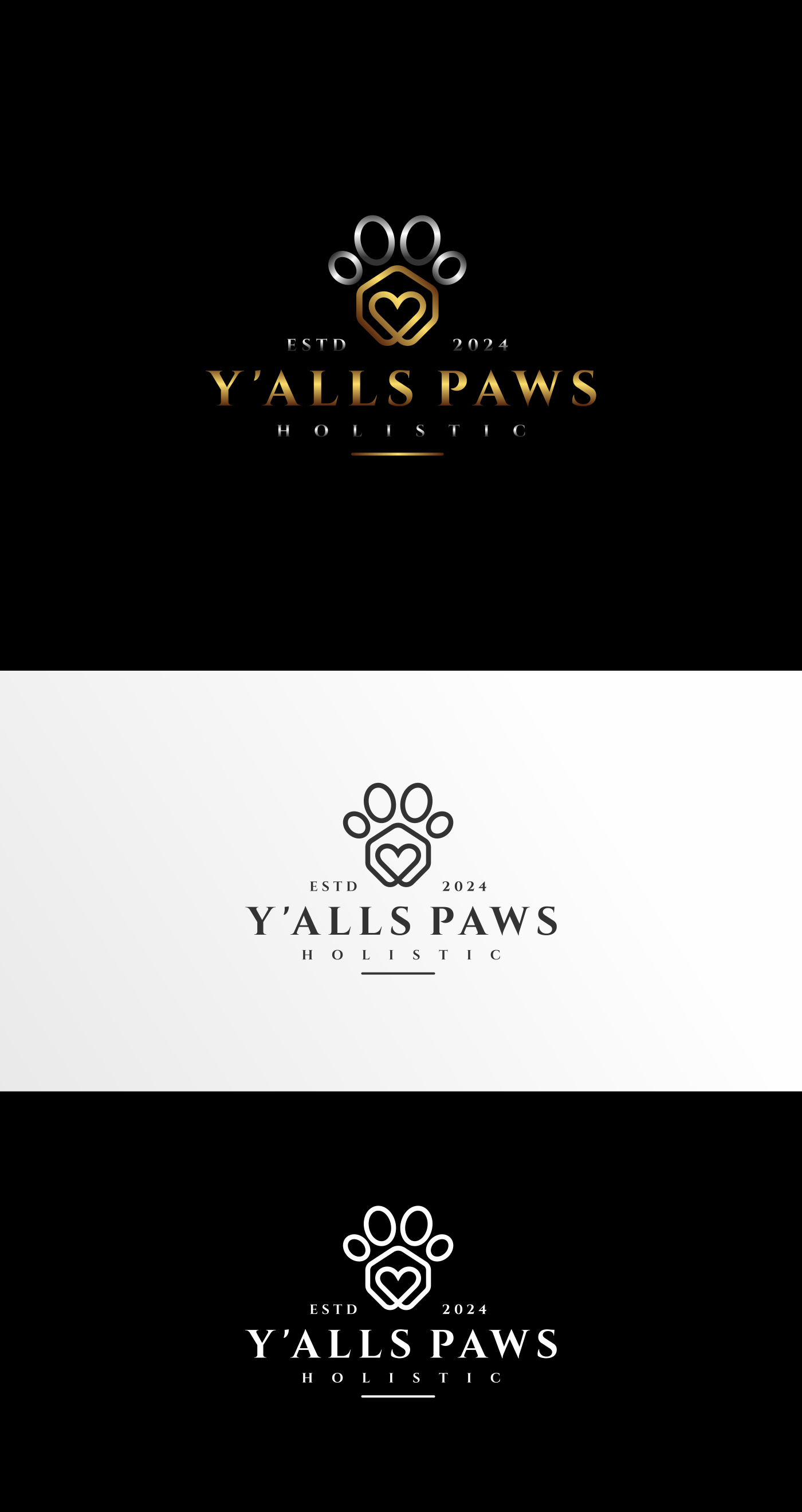 Logo Design by DeaDsn for Y'alls Paws | Design #32369993