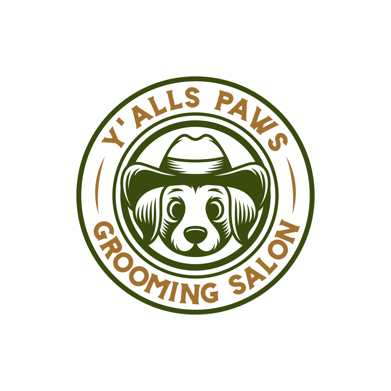 Logo Design by  Budi Sartika for Y'alls Paws | Design #32381283