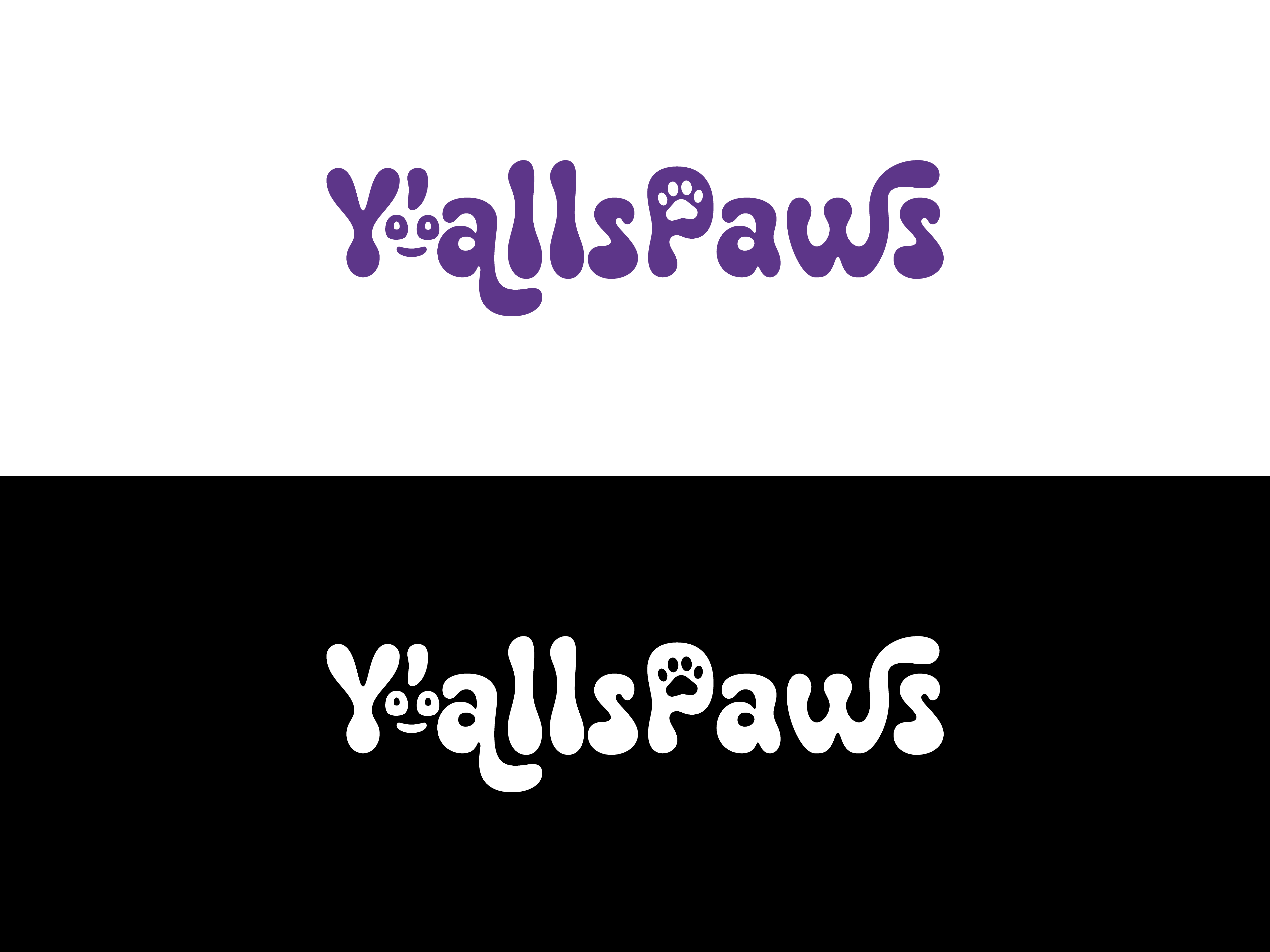 Logo Design by QasimGraphfix for Y'alls Paws | Design #32366018