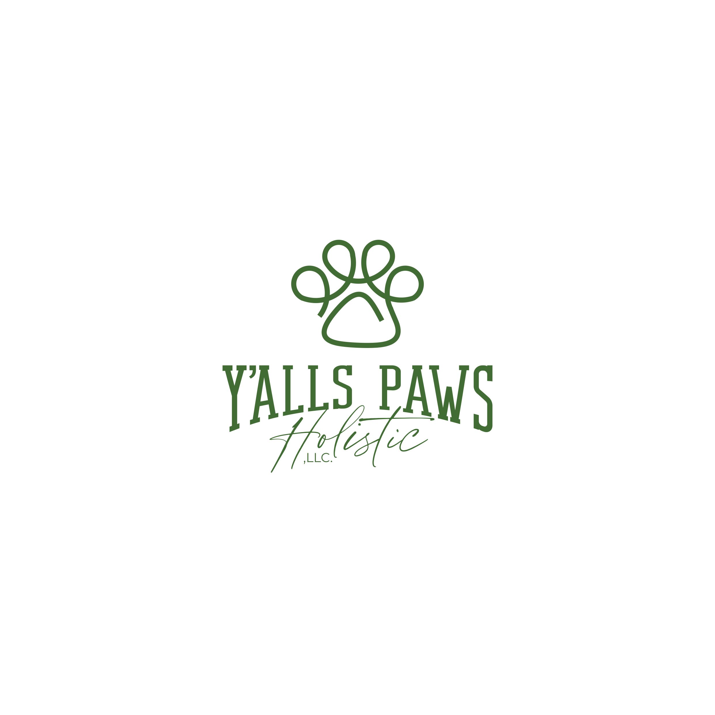 Logo Design by Jeferson HP for Y'alls Paws | Design #32359743