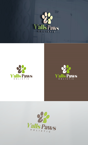Diseño de Logo por GLDesigns para Y'alls Paws | Diseño: #32360457