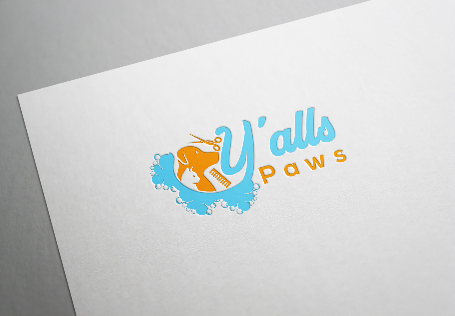 Logo Design by Deziners Zone for Y'alls Paws | Design #32362295