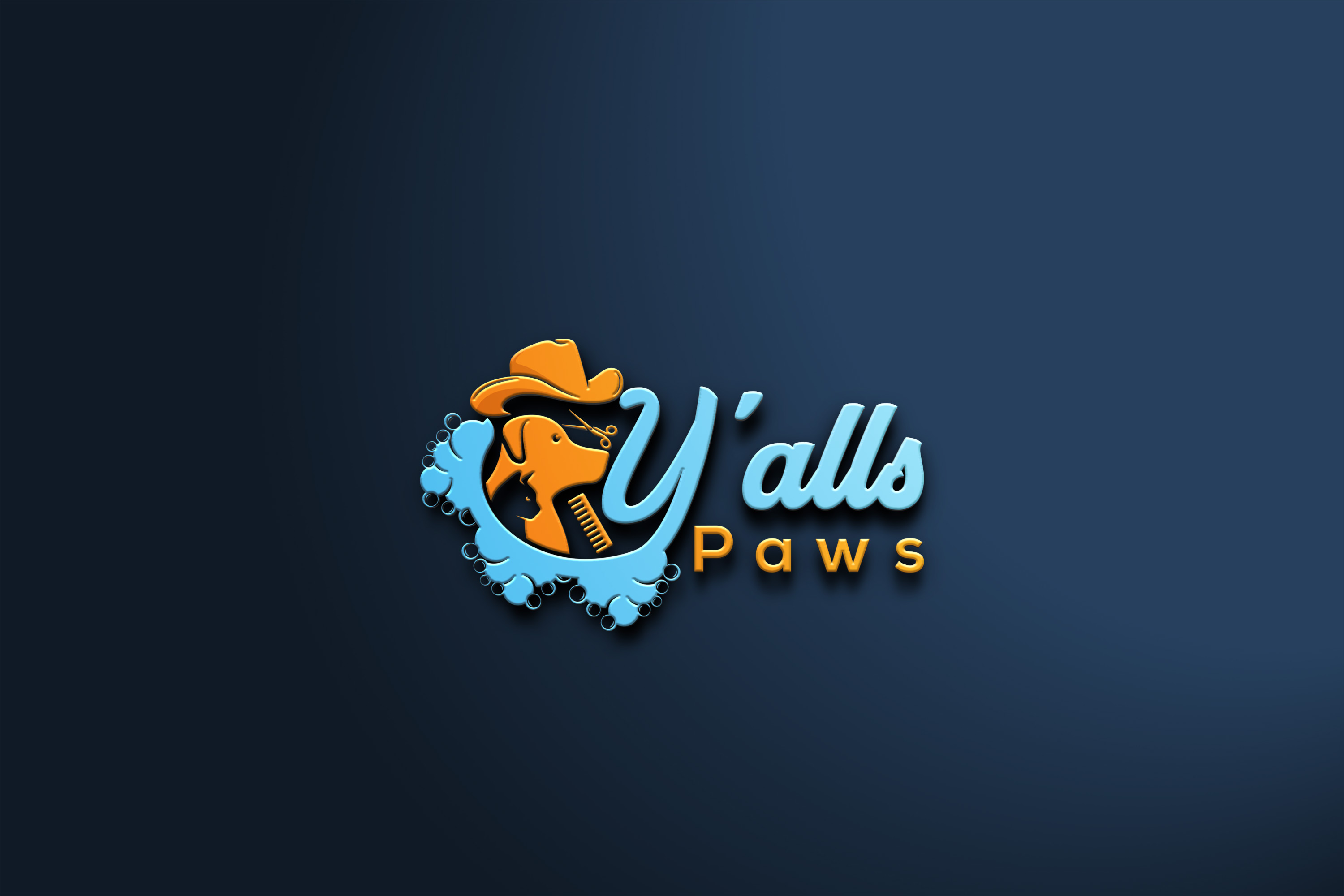 Logo Design by Deziners Zone for Y'alls Paws | Design #32373757