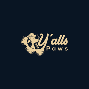 Logo-Design von Deziners Zone für Y'alls Paws | Design: #32380641