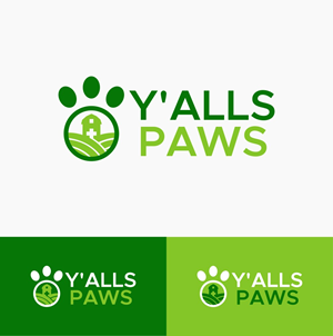 Logo Design by alitjuara for Y'alls Paws | Design: #32374347