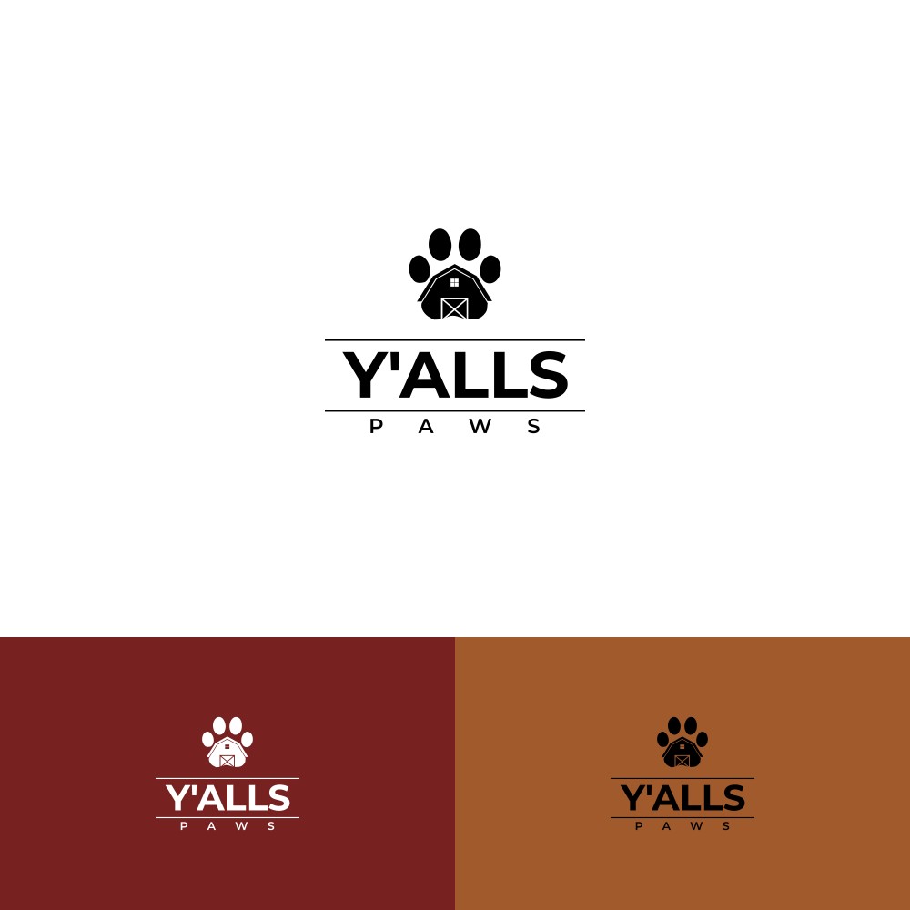 Logo Design by alitjuara for Y'alls Paws | Design #32374350