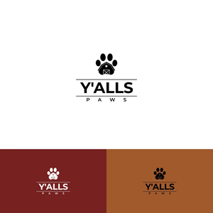Logo Design by alitjuara for Y'alls Paws | Design: #32374350