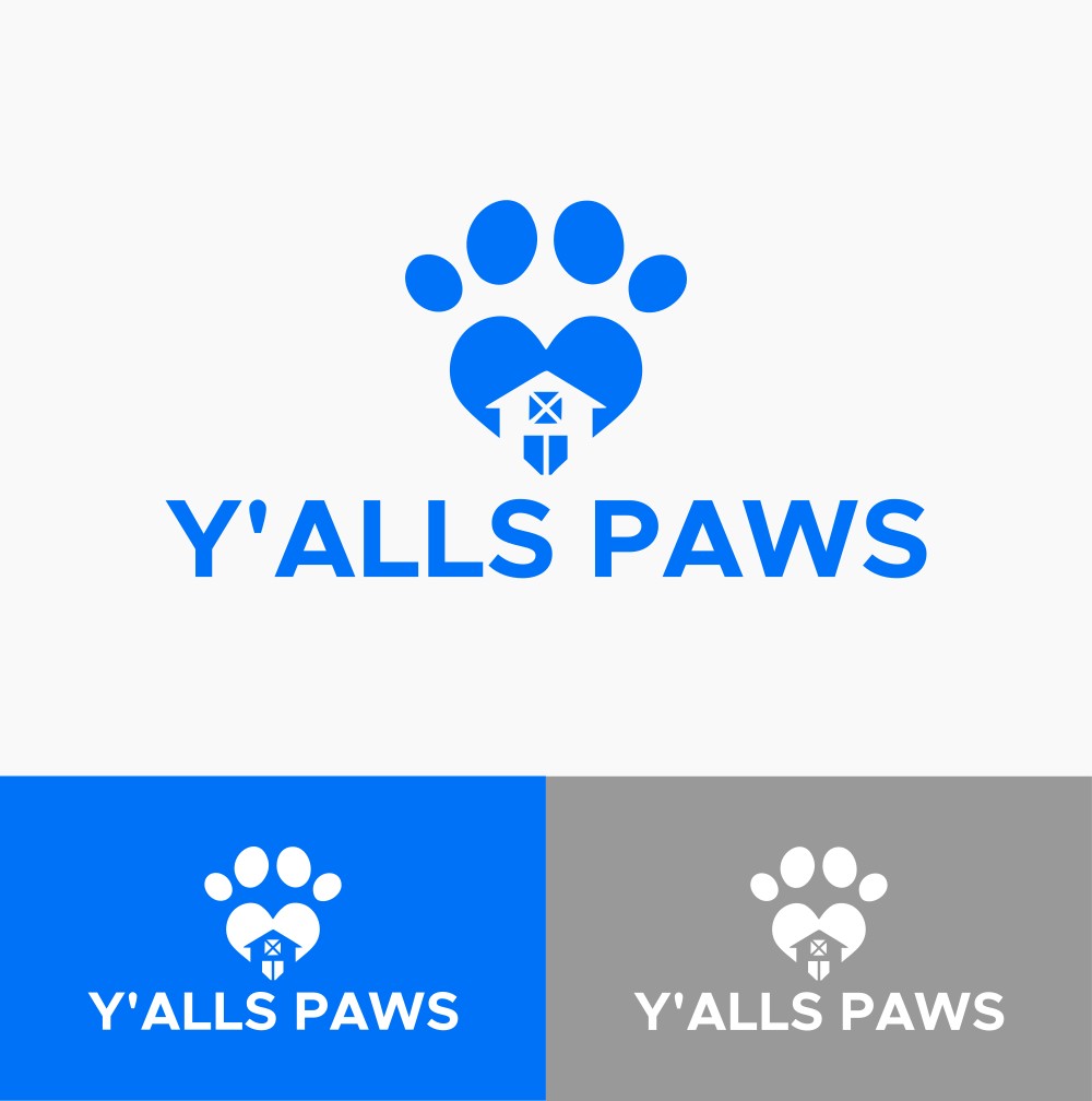 Logo Design by alitjuara for Y'alls Paws | Design #32374353