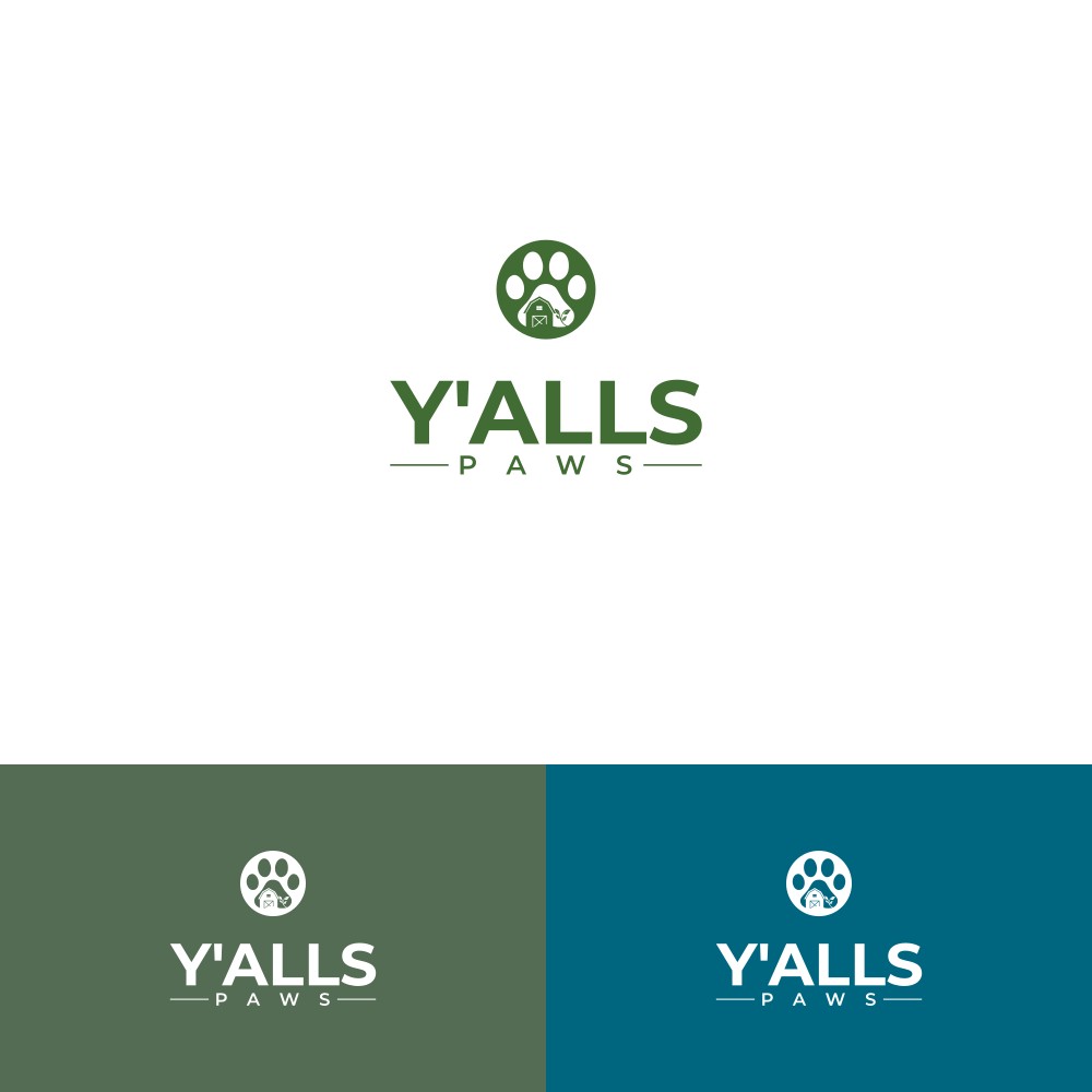 Logo Design by alitjuara for Y'alls Paws | Design #32374356