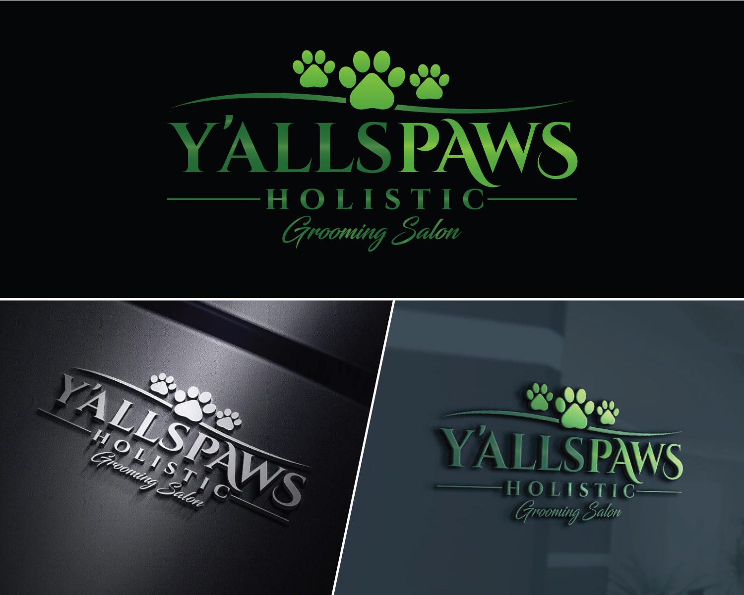 Diseño de Logo por Atec para Y'alls Paws | Diseño #32368505