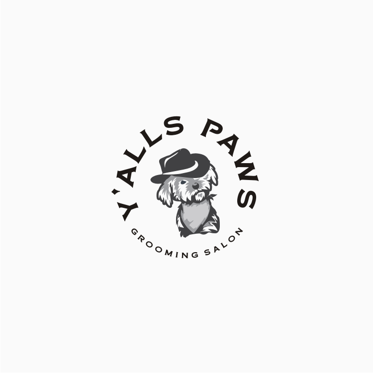 Logo Design by gray mind for Y'alls Paws | Design #32393488