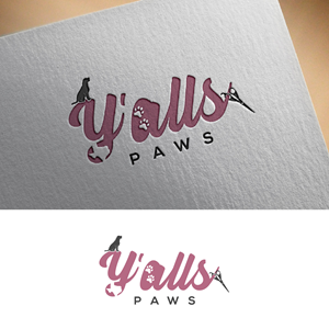 Diseño de Logo por fly  design para Y'alls Paws | Diseño: #32375927