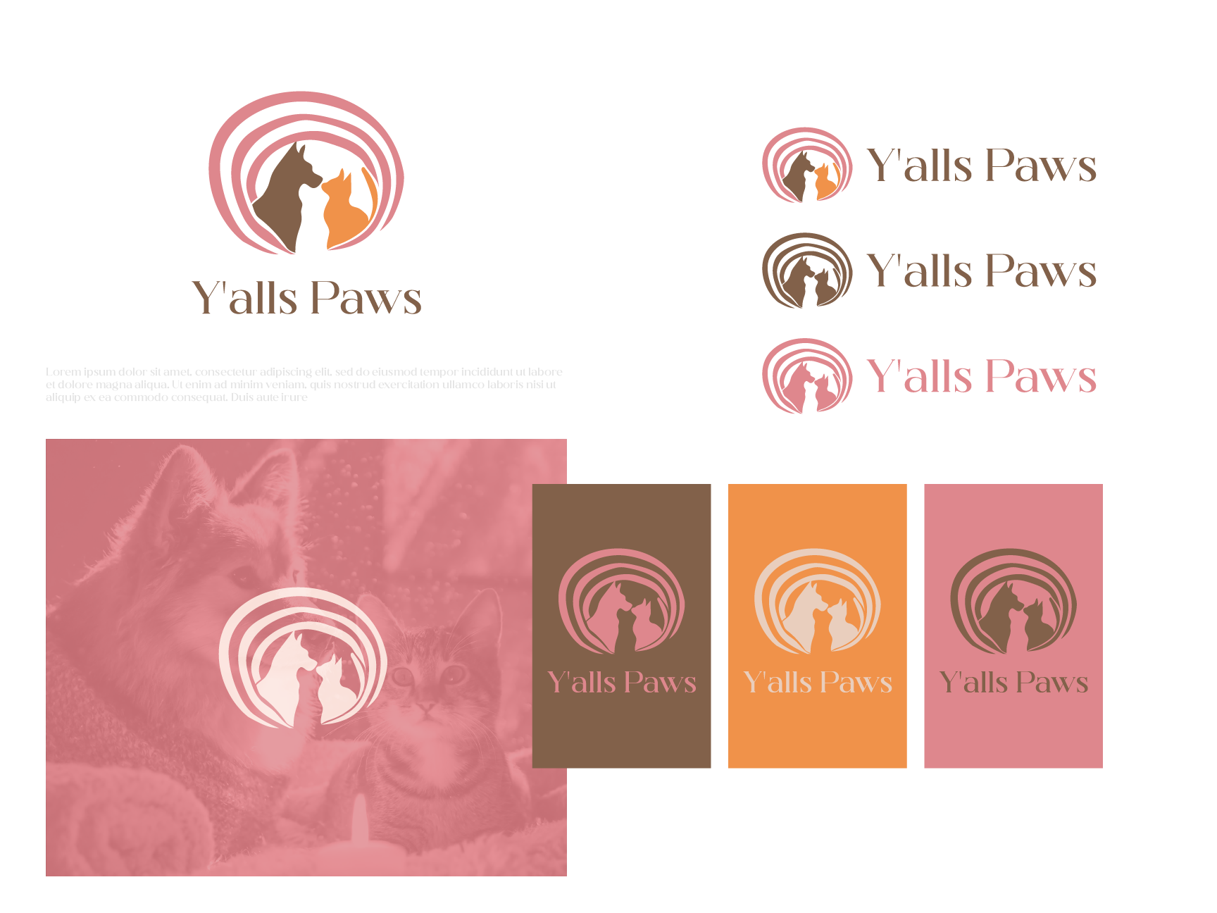Logo Design by JTdsign for Y'alls Paws | Design #32362504
