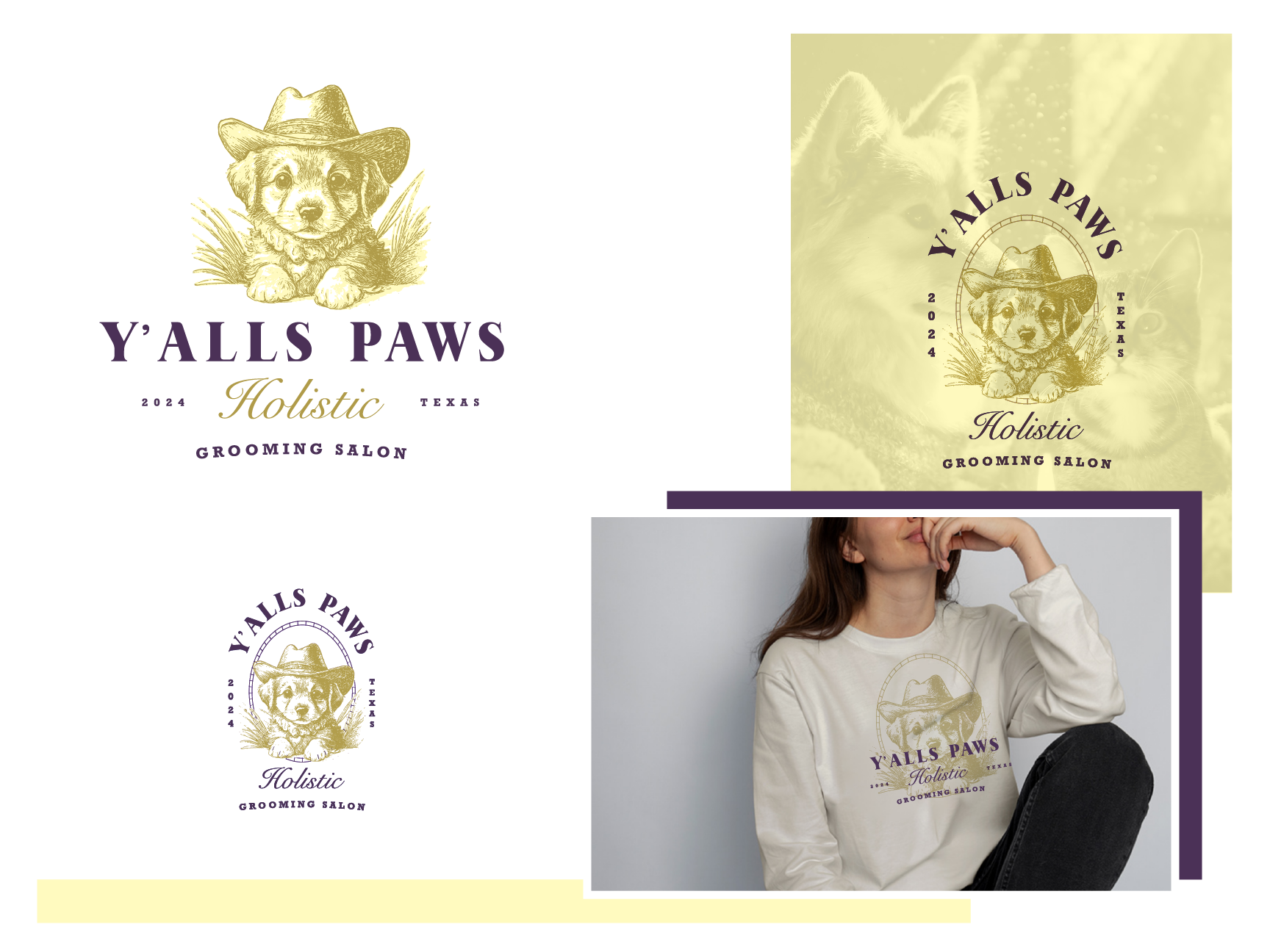 Logo Design by JTdsign for Y'alls Paws | Design #32381157