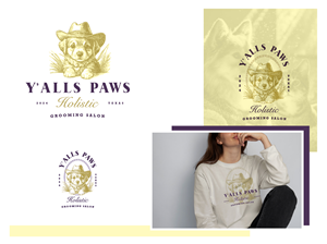 Logo Design by JTdsign for Y'alls Paws | Design: #32381157